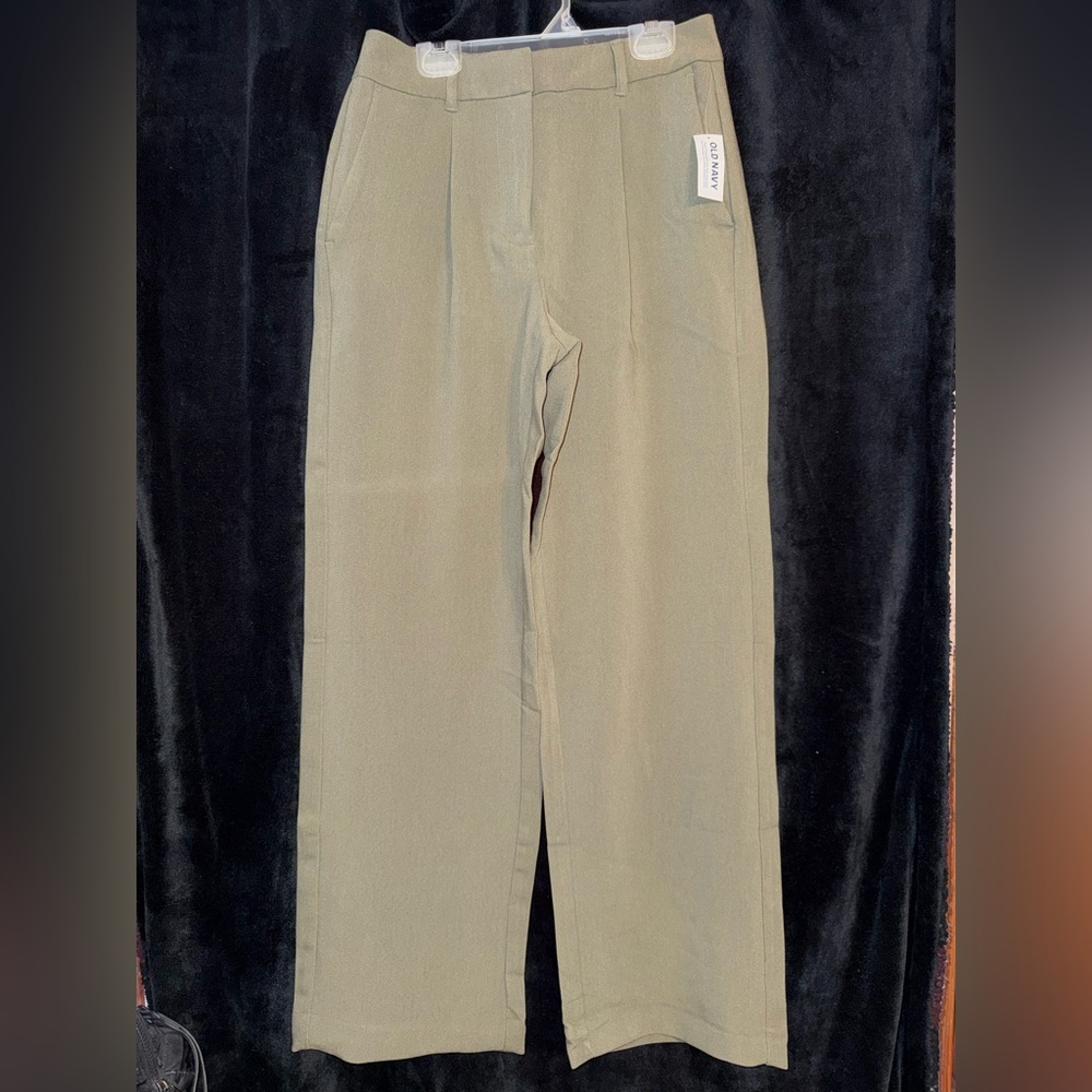 Old Navy Women's Olive Wide Leg Pants